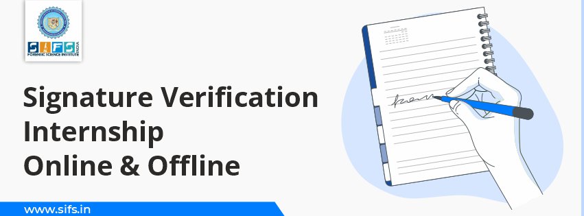Signature Verification Internship Online & Offline