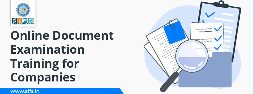 Online Document Examination Training for Companies