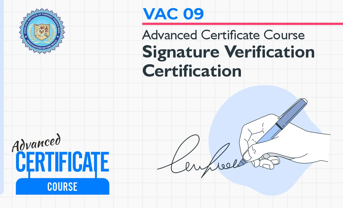 Signature Verification Certification