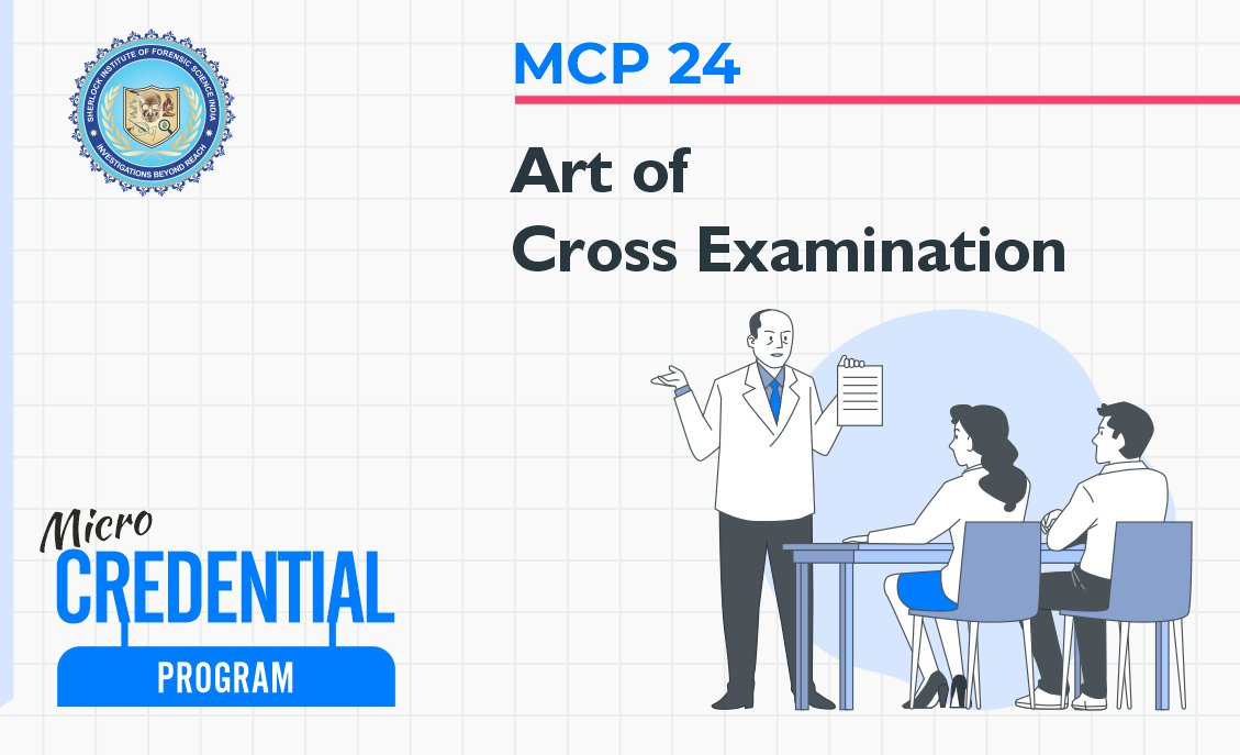 MCP 24 : Art of Cross Examination