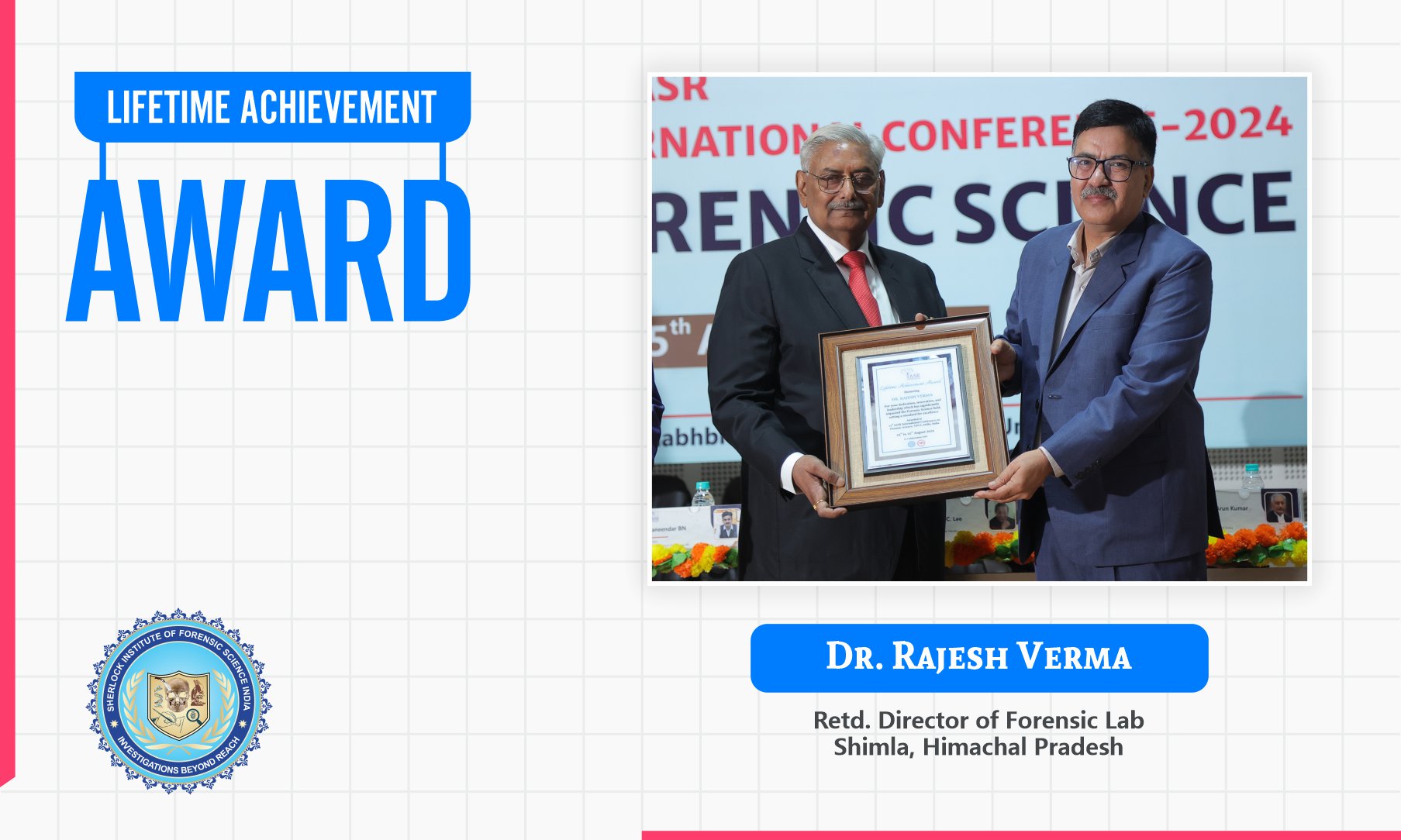 Dr. Rajesh Verma : Lifetime Achievement Award 2024