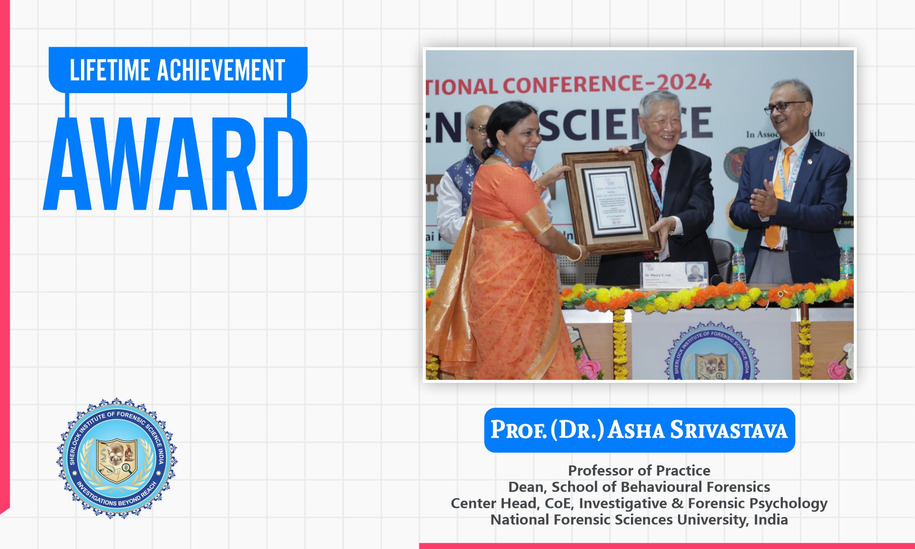 Prof. (Dr.) Asha Srivastava : Lifetime Achievement Award 2024