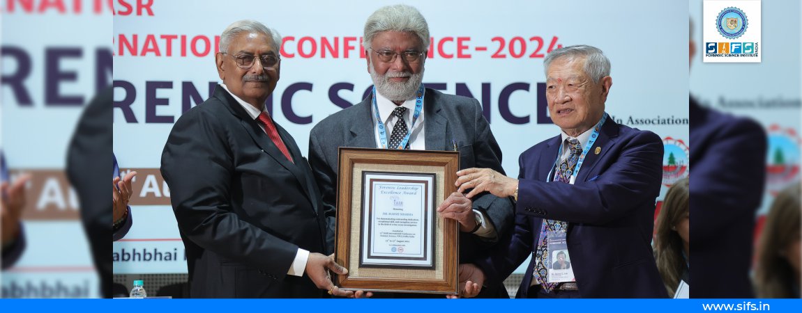 Dr. Harsh Sharma : Forensic Leadership Excellence Award 2024