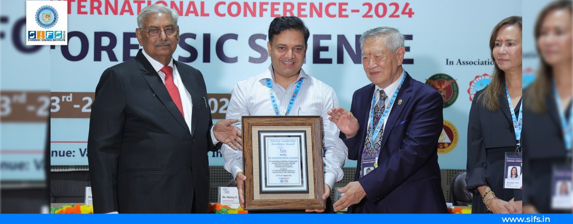 Prof. Rajinder Singh Chandel : Forensic Leadership Excellence Award 2024