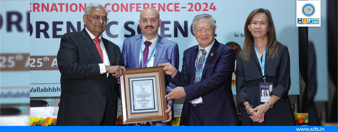 Phaneendar BN : Forensic Leadership Excellence Award 2024