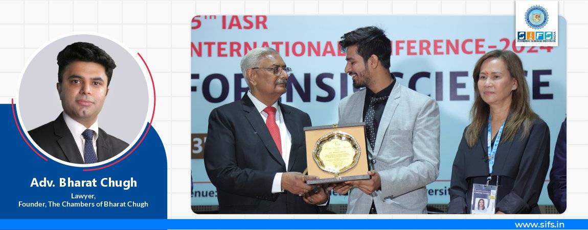 Adv Bharat Chugh : Forensic Excellence Award 2024